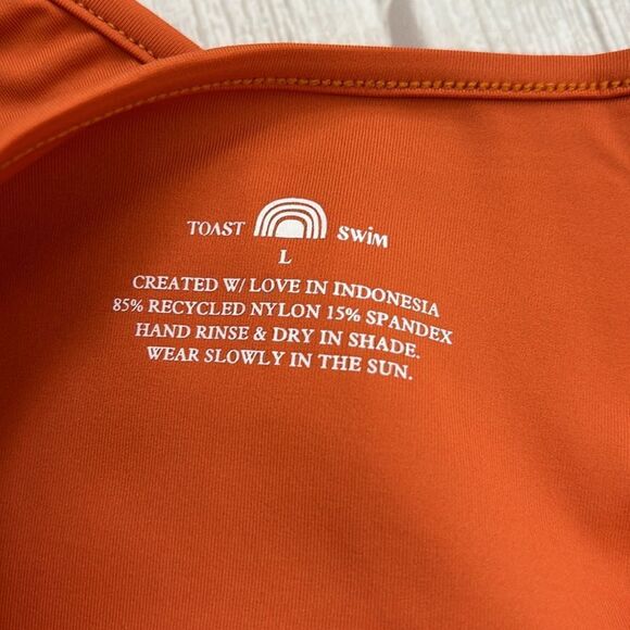 Toast Swim Signature Open Side Bottoms Rust L - Picture 5 of 7